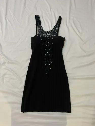 Vestido social preto