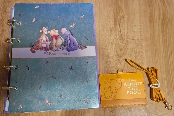 Caderno do Ursinho Pooh argolado