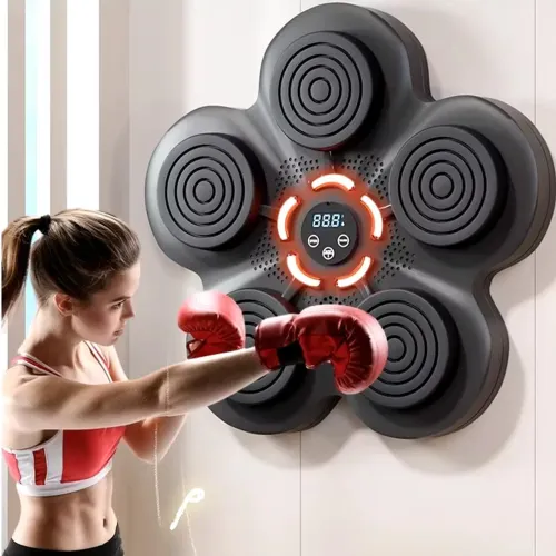 de Boxe Musical Treino em Casa Bluetooth Recarregável Treine Soco.