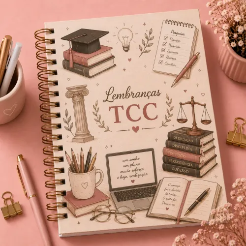 CADERNO TAMANHO A5 PERSONALIZADO *