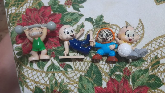 4 miniaturas Turma da Mônica anos 90 olimpíadas 