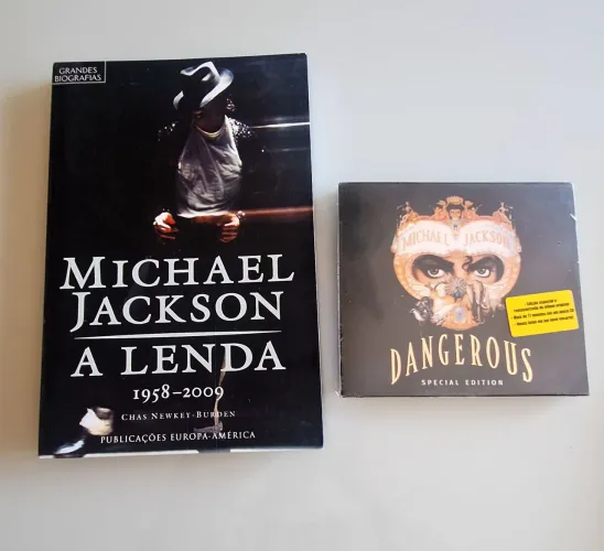 Michael Jackson Dangerous Cd lacrado + biografia