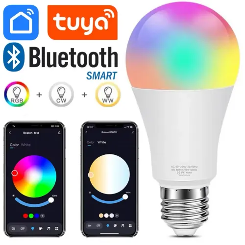 Lâmpada Led Inteligente Smart Bluetooth 