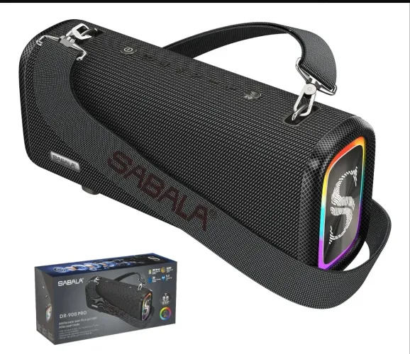Caixa de Som Bluetooth Sabala DR-908  120W RMS - Som.  Obs.: não é a pro