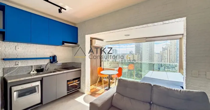Brooklin  Reformado, Mobiliado, Sacada com Ofurô e Lazer Completo
