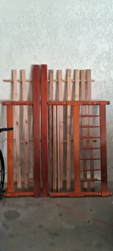 Cama de casal madeira maciça