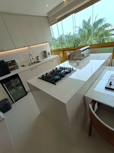 ilha bancadas em porcelanato