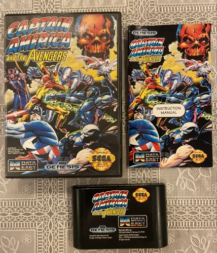 Jogo Mega Drive - Captain America and the Avengers