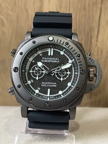 Relógio masculino pulseira de silicone Panerai