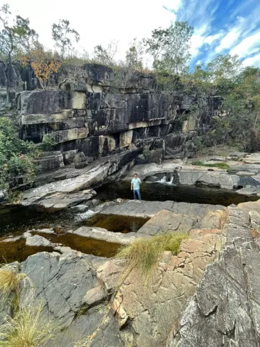Chácara na chapada dos Veadeiros, na beira do Rio Ribeirão dos Padres, Colinas do Sul-Go