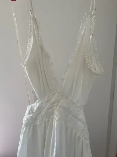Vestido Branco Frente Única MAMÔ