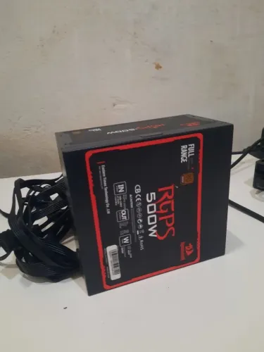 Fonte Redragon RGPS 500W 80 Plus - Gaming