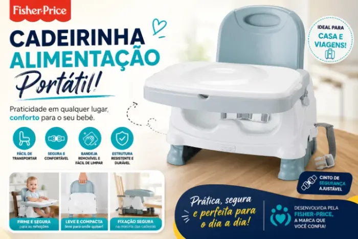 Cadeirinha Alimentação Portátil Fischer Price