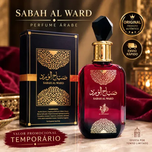 Perfume Árabe Sabah Al Ward 100 ml promoção