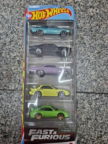 Hot Wheels Pack 5 Carros Velozes E Furiosos