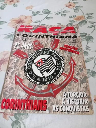 Revista raça Corinthiana 85 anos edição histórica n"-0