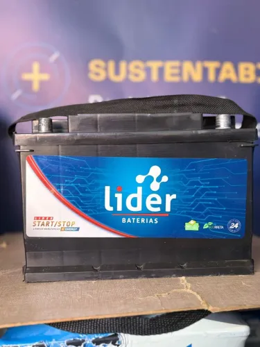BATERIA LIDER 72 AMPERES SEMI-NOVA