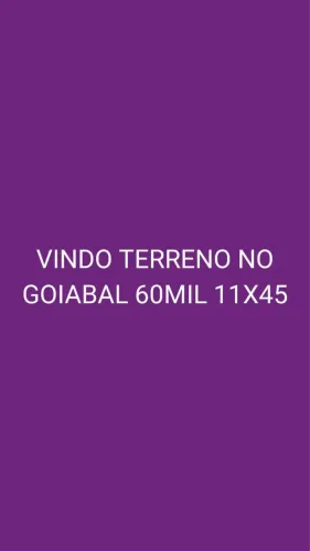 Terreno no goiabal