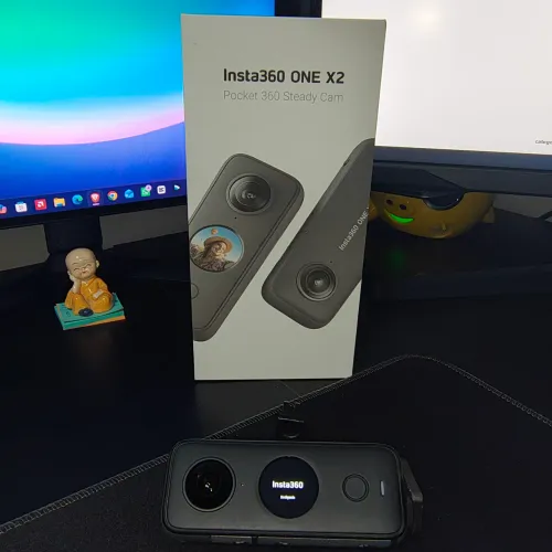 insta 360 One X2 aceito trocar em GoPro 12 com acessórios ou GoPro 13