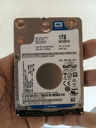 Hd 1TB slim funcionando perfeitamente