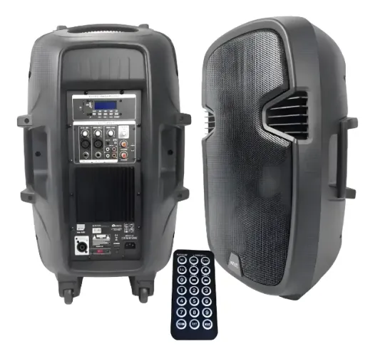 Caixa De Som Ativa 15 350w, 2 Xlr/p10, Aux/rca, Eq, Mp3 Player, Mx-300