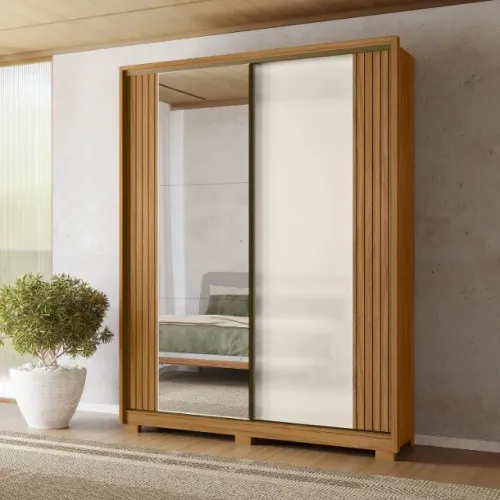 Guarda-roupa 2 Portas e 3 Gavetas Toronto