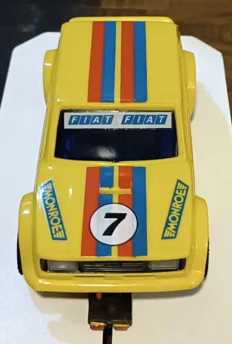 Autorama Estrela Carro Fiat Rally Amarelo