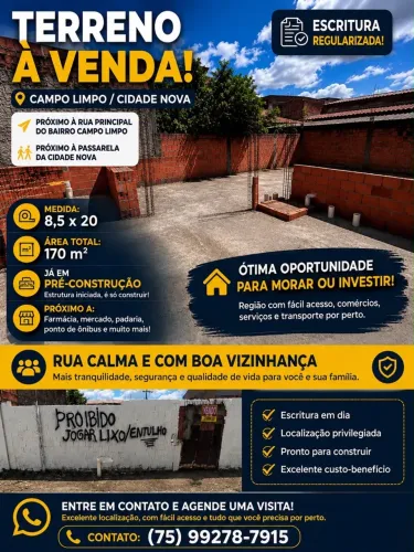 Terreno a Venda 