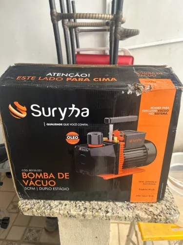 Bomba de Vácuo 5CFM duplo estágio 