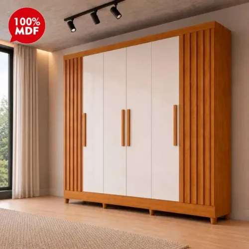 GUARDA-ROUPA RIPADO 100% MDF