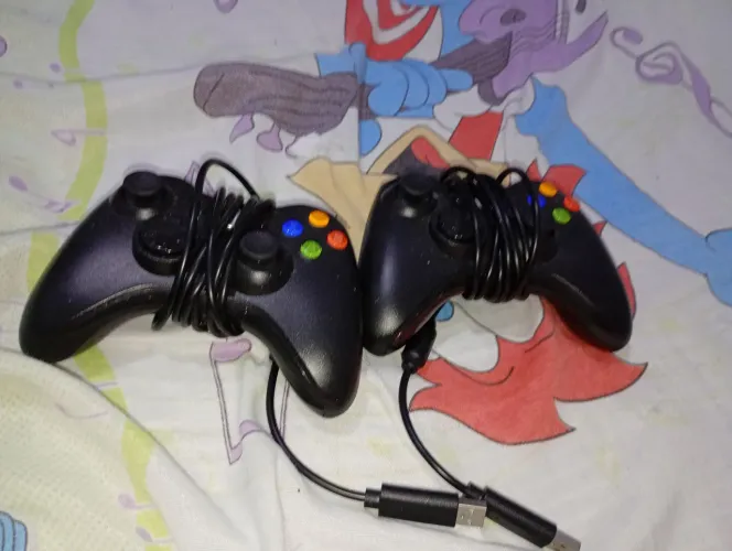 2 Joystick Xbox 360 Com Fio