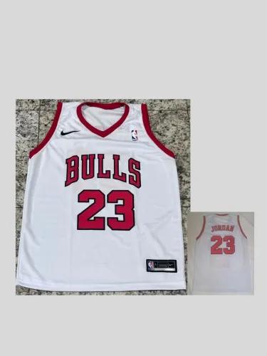 Camiseta regata basquete NBA Chicago Bull branca