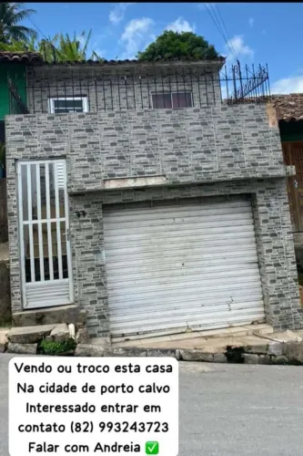Vendo casa em Porto Calvo