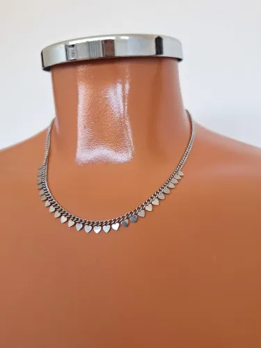 Colar aço inoxidável novo 