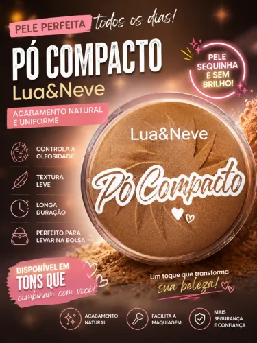 pó compacto lua & neve