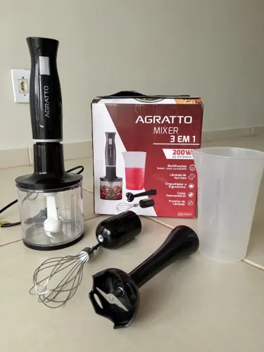Agratto mixer 3 em 1 700 ml 200w 127v