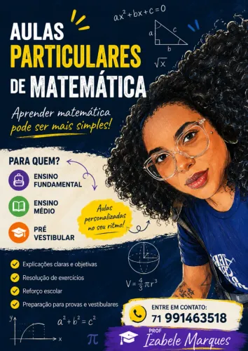 Aulas particulares de Matemática