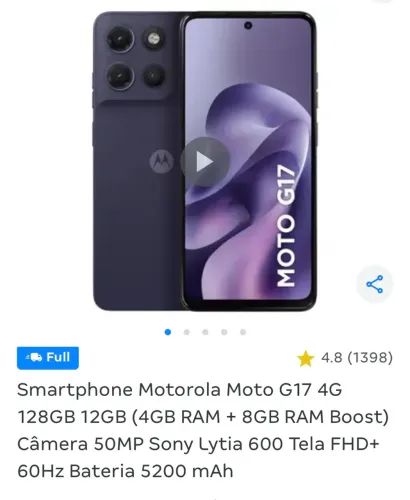 Vendo celular novo