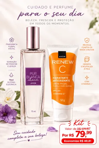 Kit Pur Blanca e Creme Facial