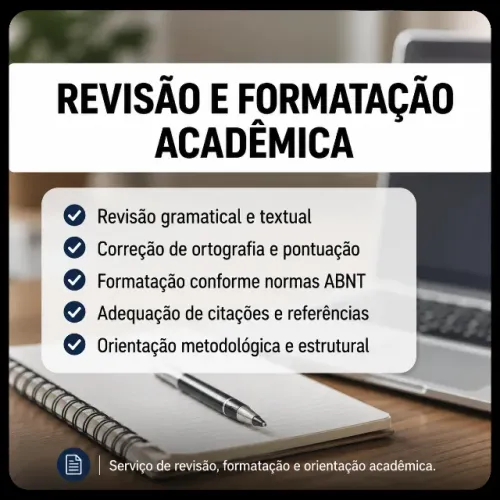 Revisão de Textos Acadêmicos e Formatação ABNT