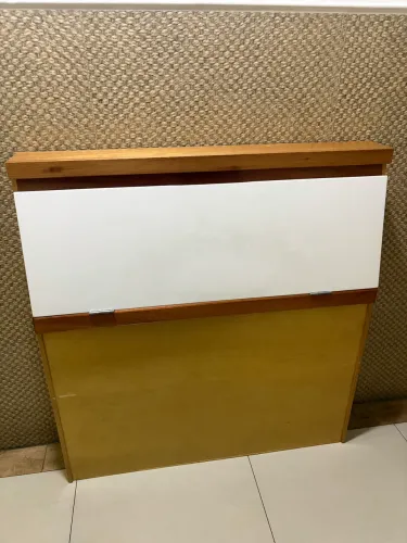 Cabeceira de solteiro em madeira maciça