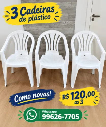 Cadeiras plásticas TRAMONTINA