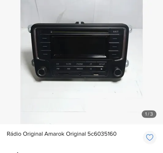 Rádio /Multimidia Original Amarok /voyage - Volkswagen