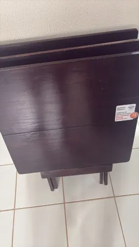 Jogo de mesa/ de madeira
