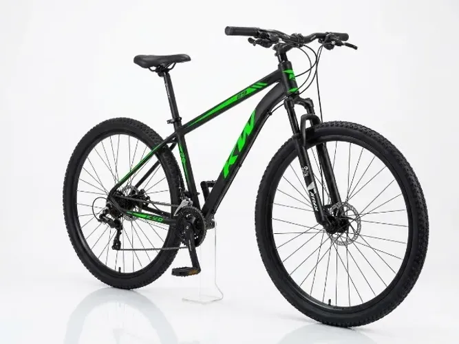 Bicicleta aro 29 KRW Alumínio 24 Vel Marchas Freio a Disco Suspensão Mountain Bike X32