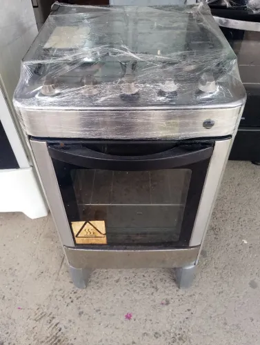 Fogão 4 bocas Esmaltec inox semi-novo