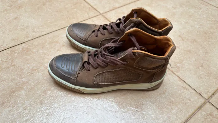Tênis de pilotagem BETTERMAN Cano Alto BOXER- Dark Brown 39 (serve pra quem usa 40)