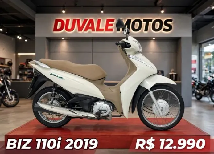 Biz 110i! Ano 2019! Linda Moto! Cartão em até 18x! Financiamos e Aceitamos Trocas