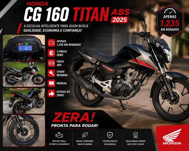 HONDA CG 160 TITAN ABS 2025