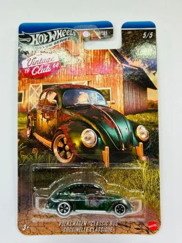 Hot Wheels Silver Series - Volkswagen "Classic Bug" (Coccinelle Classique) Fusca